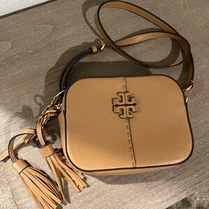 Tory Burch Camel Crossbody Bag